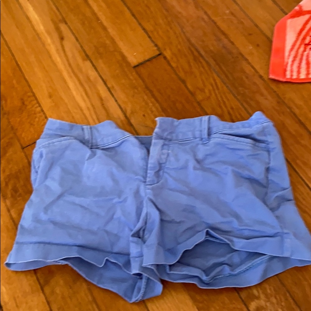 Old Navy pale blue pixie shorts